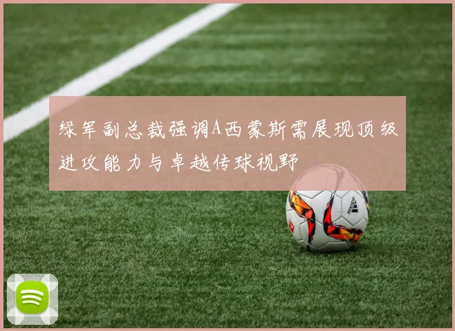 绿军副总裁强调A西蒙斯需展现顶级进攻能力与卓越传球视野